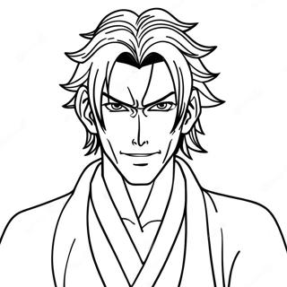 Sosuke Aizen Gonosz Mosolya Szinezo 100091 38757