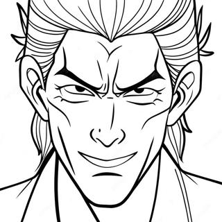 Sosuke Aizen Gonosz Mosolya Szinezo 100091 38758