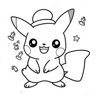 Vidam Pikachu Karacsonyi Fenyekkel Szinezooldal 100141-38794
