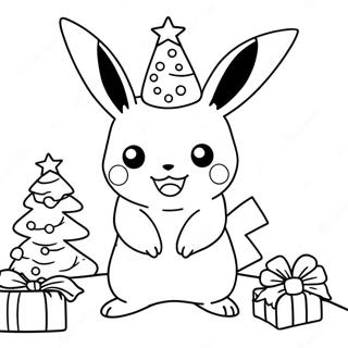 Pikachu Karacsonyfat Diszit Szinezooldal 100142-38800