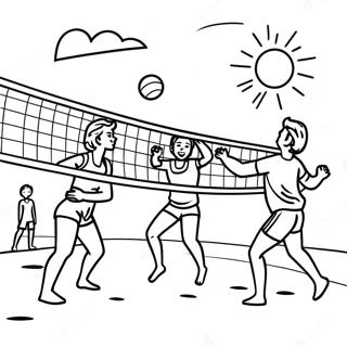 Tengerparti Roplabda Jatek Szinezooldal 101192 39621