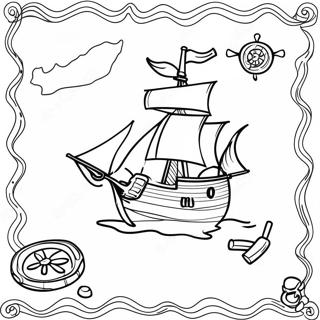 Kaloz Kincskereso Terkep Szinezolap 101367 39859