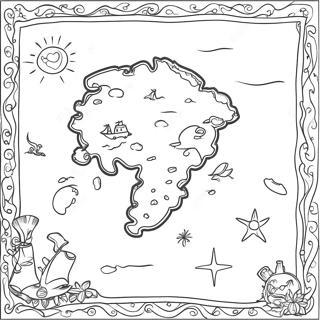 Kincskereső Térkép Kifestő Oldalak