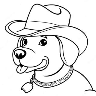 Jatekos Sirko Labrador Kalappal Szinezolap 101680-40108