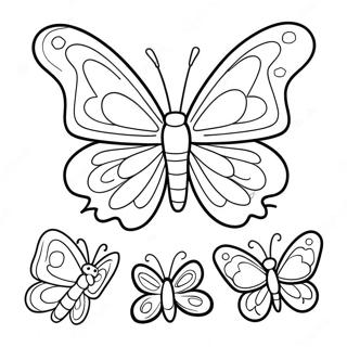 Szines Pillango Eletciklus Szakaszai Szinezolap 101729 40140