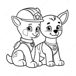 Liberty Paw Patrol Szinezolap 101831-40216