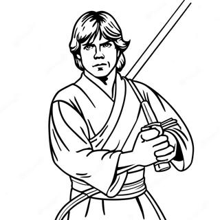 Luke Skywalker Színezők