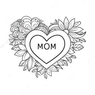 Szines Sziv Anyuka Szinezolap 102221-40529