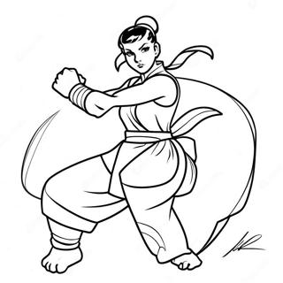 Chun Li Akcioban Szinezolap 102243-40538