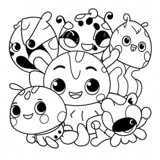 Csodálatos Katica Kifestő Oldalak