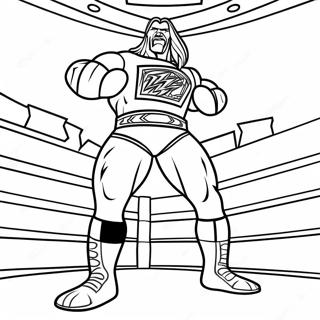 Intenziv Wwe Bajnoki Merkozes Szinezolap 102556-40788