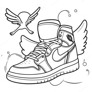 Jordan 1 Szarnyas Logo Szinezolap 103251 41331