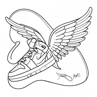 Jordan 1 Szarnyas Logo Szinezolap 103251 41332