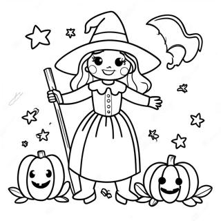 Bajos Regi Halloween Boszorkany Szinezo 103430 41465