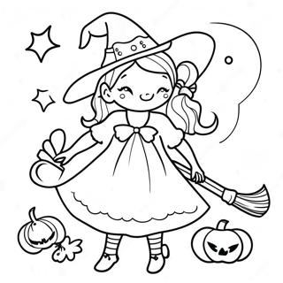 Bajos Regi Halloween Boszorkany Szinezo 103430 41466