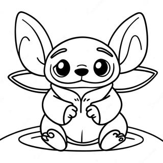 Stitch És Baby Yoda Színezők