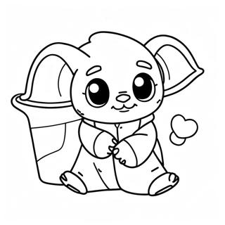 Cuki Stitch Es Baby Yoda Szinezolap 103788-41737