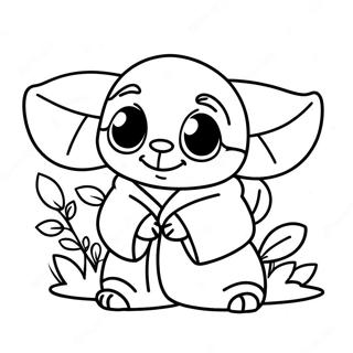 Cuki Stitch Es Baby Yoda Szinezolap 103788-41738