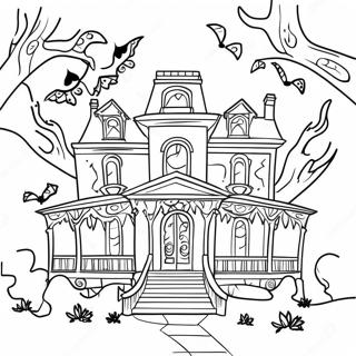 Remiszto Kisertetjarta Kastely Szellemekkel Szinezolap 104149-42023