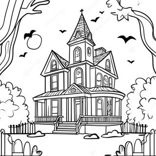 Furcsa Kisertetjarta Kastely Ejjel Szinezolap 104150 42026