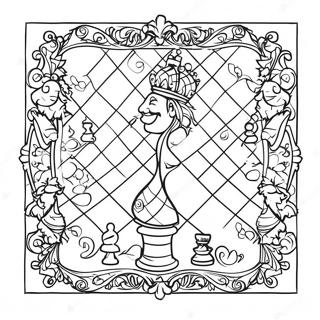 Fantazia Sakk Tabla Szinezolap 104331 42165