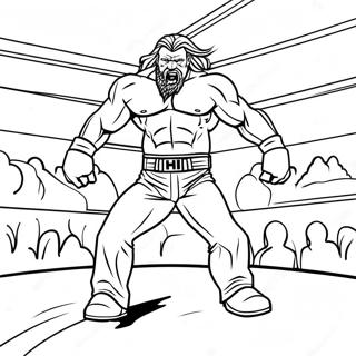 Akciodus Triple H A Ringben Szinezolap 104357-42189