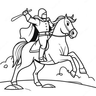 Fenyegeto Fej Nelkuli Lovas Szinezolap 104407 42223