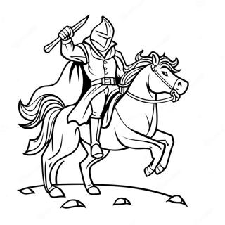 Fenyegeto Fej Nelkuli Lovas Szinezolap 104407 42224