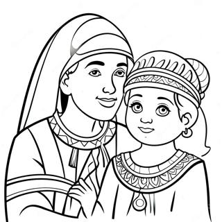 Baba Mozes A Farao Lanyaval Szinezolap 104562-42351