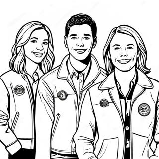 Ffa Diakok Kek Kabatban Szinezolap 104587-42365