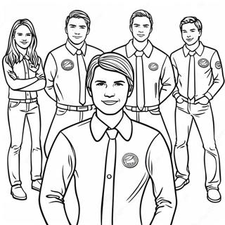 Ffa Diakok Kek Kabatban Szinezolap 104587-42368