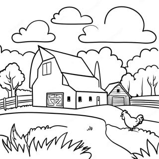 Ffa Farm Jelenet Szinezolap 104588-42370