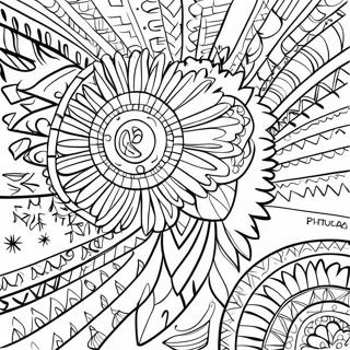 Hagyomanyos Oslakos Amerikai Mintak Szinezolap 104688 42441