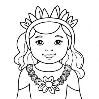 Aranyos Virag Lany Koronaval Szinezolap 104844-42567