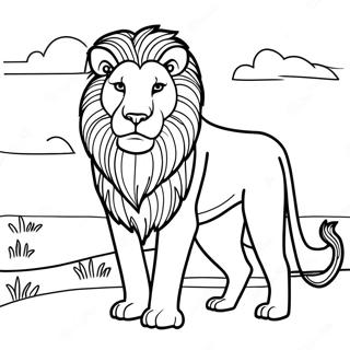 Fenseges Afrikai Oroszlan Szinezolap 104997-42680