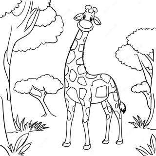 Jatekos Afrikai Zsiraf Szinezolap 104999 42687