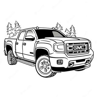 Gmc Sierra Pickup Teherauto Szinezo Oldala 105101-42762