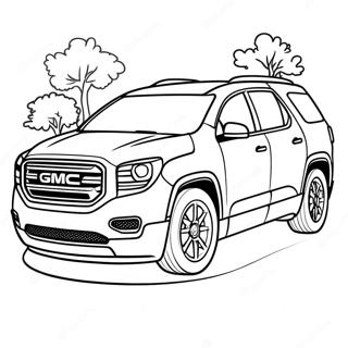 Gmc Acadia Csaladi Suv Szinezolap 105103-42771