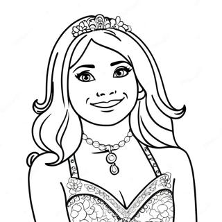 Sharpay Evans Pompas Szinezolap 105409-43019