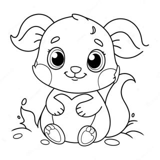 Cuki Valentin Napi Allatok Szinezo 105665-43214