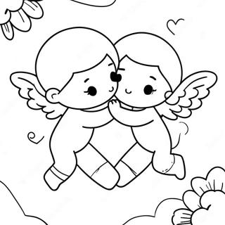 Kulonc Valentin Napi Cupidok Szinezooldala 105666-43219