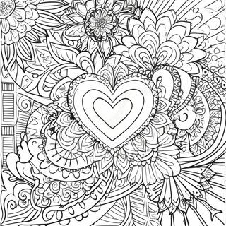 Elegans Valentin Napi Mandala Szinezooldal 105667-43224