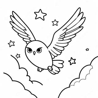 Hedwig Repul Az Ejszakai Egbolton Szinezolap 105872-43371