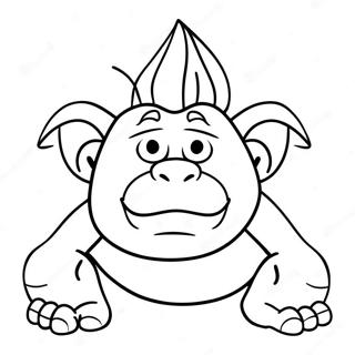 Floyd Troll Szines Hajjal Szinezolap 106337-43734