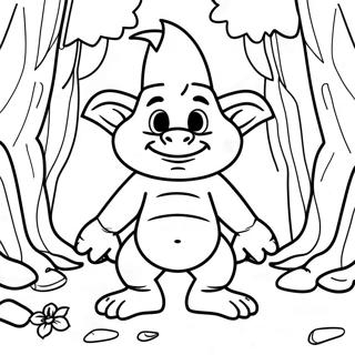 Floyd Troll Egy Varazslatos Erdo Szinezolap 106339-43741