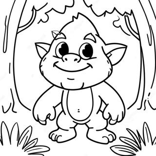 Floyd Troll Egy Varazslatos Erdo Szinezolap 106339-43742