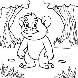 Floyd Troll Egy Varazslatos Erdo Szinezolap 106339-43743