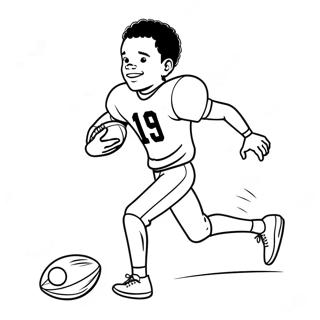 Jamarr Chase Futballal Szinezo Oldal 106416-43803