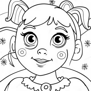 Cindy Lou Who Karacsonyfaval Szinezo Oldal 106440 43813