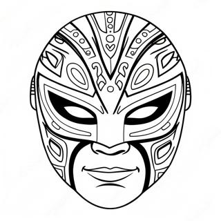 Rey Mysterio Maszk Szinezo 106720-44030